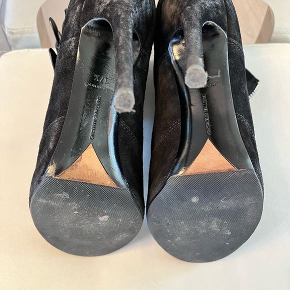 Tabitha Simmons black open toe booties - Picture 5 of 5